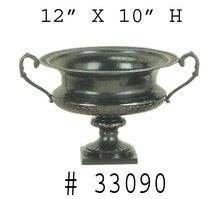 Pedestal Urn with Handle