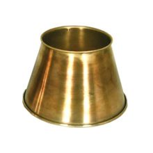 Round Antique Brass Lamp Shade