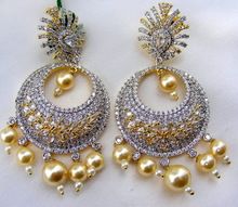 Dazzling Pearl Dangle Earrings