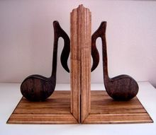 Wooden and Metal Bookend