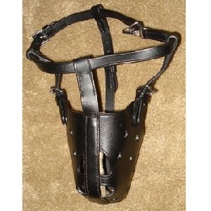 Adjustable Leather Dog Muzzle