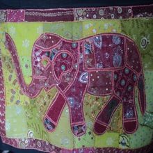 elephant patchwork wall tapestry