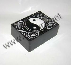 Soapstone Yin Yang Gift Box