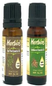 Herbins Essential Oil Combo (Tea Tree and Sandal)