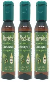 Herbins Golden Jojoba Oil Value Combo Set of 3