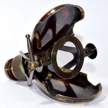 Brass Traveling Telescope Binocular