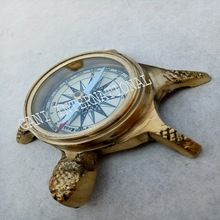 Tortoise Brass Compass