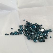 Blue Color Treated Natural Brilliant Cut Loose Diamonds
