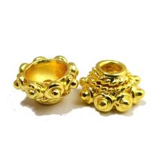 Gold Plated Beads Cap