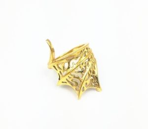 Gold Vermeil Fancy Design Ring, Main Stone : Without Stone