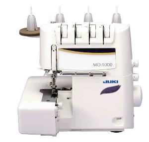 Juki MO-1000 is a 2-Needle, 2/3/4/5-Thread Overlock Machine with Differential Feed