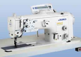 Single Needle, Unison-feed, Lockstitch Machine with Vertical-axis Large Hook
