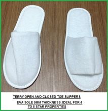 Terry Slippers White colour
