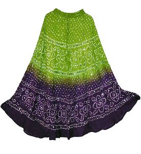 ajasthani Traditional Tie Dye Long Skirt