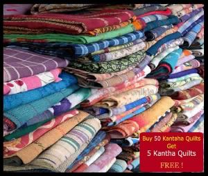 Old Vintage Kantha Quilt