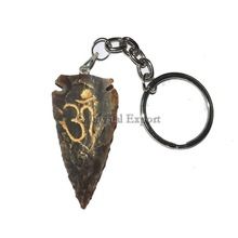 Om Arrowheads Keychain