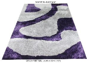Machine Woven Polyester Shaggy Carpets and Rugs