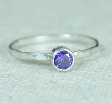 quartz faceted ring