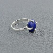 Sterling Silver lapis lazily fancy ring