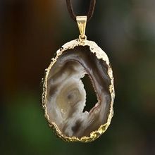 Geode Druzy Handmade Pendant