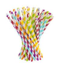 Straight Paper Straws