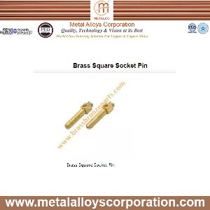Brass Square Socket Pin