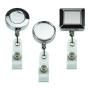 Badge Reels In Silver Mirror Shiny