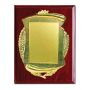 Wooden Plaque Gold Laserable Plate 1242