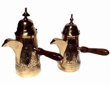 HAND CRAFTED ENGRAVED TURKISH ARABIAN COFFEE POTS