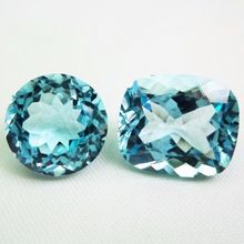 Semi Precious Sky Blue Color Topaz Gemstone