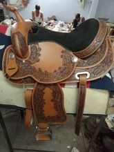 Western Leather Horse Draft Saddle