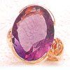 Gold Ring With Amethyst