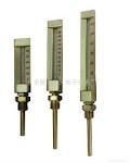 V shaped glass industrial thermometer