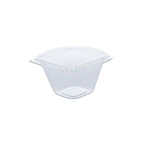 Classipac Clear Plastic Square Bowl