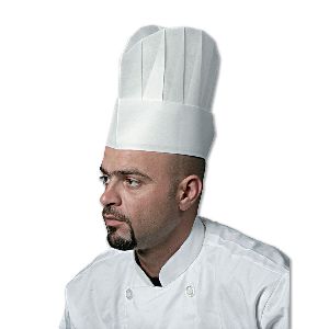 Non-woven Chef Hat 10in - Flat Top