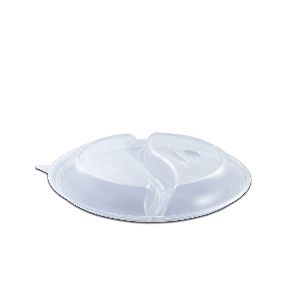 Roundpac Dome Lid 2-Comp. W/ Spork Slot