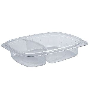 Tutipac 2-Comp Clear Hot Multipurpose Containers PP