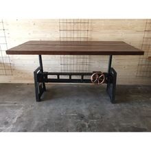 dining table with solid wood top