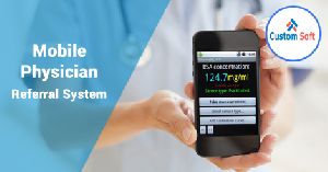 Customized mobile physician referral software by CustomSoft