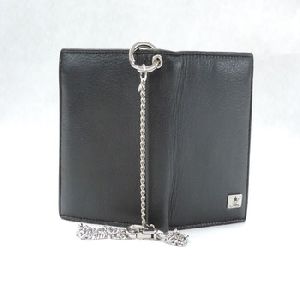 Leather Biker wallet with chain