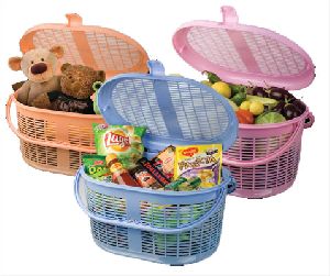 Plastic Baskets with Lock