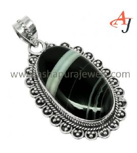 Agate Silver Jewelry Pendant Gemstone Jewelry