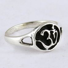 Amazing Oxidized Embossing Sterling Silver Ring