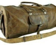 Big Leather Travel Bag