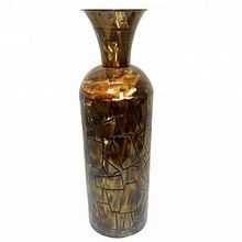 Enamel Coated tall vase