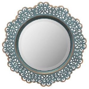 Aluminium cast wall mirror