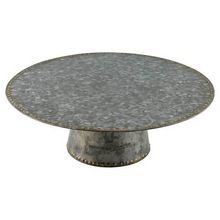 iron zinc plated cake stand