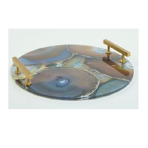 most agate tray