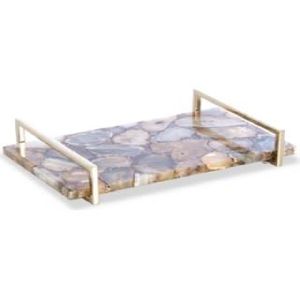 rectangle agate tray