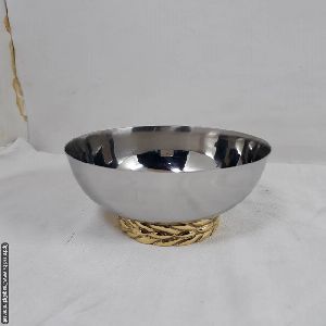 stainless steel shiny bowl